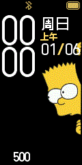 Xiaomi Mi Band 4 Bart Simpson WatchFace watch faces