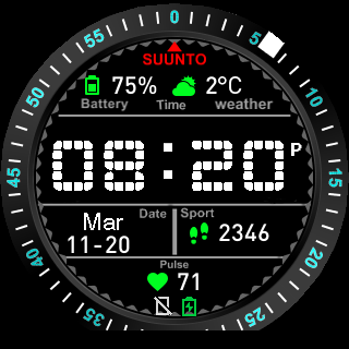 Amazfit Stratos / Pace My Suunto Style 4 multicolor Backgrounds watch faces